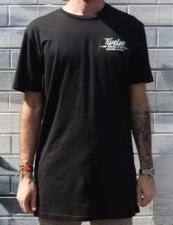 Twelve Melbs Tall Tee | Black(Twelvemelbstallteeblack)