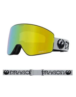 Dragon PXV2 Snow Goggle Classic Grey | LL Gold Ion + LL Amber(Dragon Pxv2 Snow Goggle Classic Grey Ll Gold Ion Ll Amber)