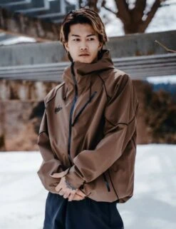 Resolve Liberty Snowboard Jacket | Brown(Resolve Liberty Snowboard Jacket Brown) -Twelve Board Store resolvemodel2