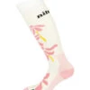 Nitro Cloud 5 Women's Snowboard Socks | Heather Grey/Rose(Nitro Cloud 5 Womens Snowboard Socks Heather Greyrose) -Twelve Board Store rose