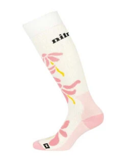 Nitro Cloud 5 Women's Snowboard Socks | Heather Grey/Rose(Nitro Cloud 5 Womens Snowboard Socks Heather Greyrose)