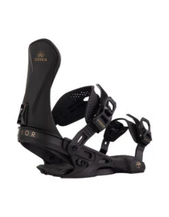 Arbor Sequoia Snowboard Binding 2025 | Black/Gold(Arbor Sequoia Snowboard Binding 2025 Blackgold)