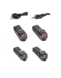 ShredLights SL-300+ & SL-R1+ Combo Pack | Front & Rear(Shredlights Sl 300 Sl R1 Combo Pack Front Rear)