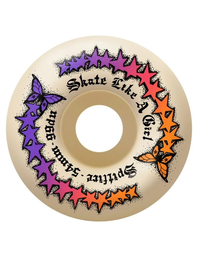 Spitfire F4 Skate Like A Girl Evo Radial Full Wheels | 99D/54mm(Spitfire f4 skate like a girl evo radial full wheels 99d54mm) Spitfire F4 Skate Like A Girl Evo Radial Full Wheels | 99D/54mm(Spitfire F4 Skate Like A Girl Evo Radial Full Wheels 99d54mm) -Twelve Board Store sktgrlevo