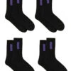 Globe X/DMG X70 Socks 4-Pack | Black(Xdmg X70 Socks 4 Pack Black)