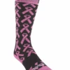 ThirtyTwo Women's B4BC Merino Sock | Black/Pink(Thirtytwo Womens B4bc Merino Sock Blackpink) -Twelve Board Store thirty two b4bc merino snowboard sock black pink