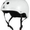 Triple 8 Certified Sweatsaver Helmet | Glossy White(Triple 8 Certified Sweatsaver Helmet Glossy White) -Twelve Board Store triple8glosswhite