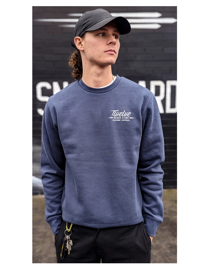 Twelve Melbs United Crew | Petrol Blue(Twelve melbs united crew petrol blue) Twelve Melbs United Crew | Petrol Blue(Twelve Melbs United Crew Petrol Blue) -Twelve Board Store twelve mens united crew petrol blue 1