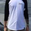 Twelve Melbs Raglan Tee | White/Black(Twelvemelbsraglanteewhiteblack) 1 Twelve Melbs Raglan Tee | White/Black(Twelvemelbsraglanteewhiteblack) -Twelve Board Store twelvemelbsraglanwhtf
