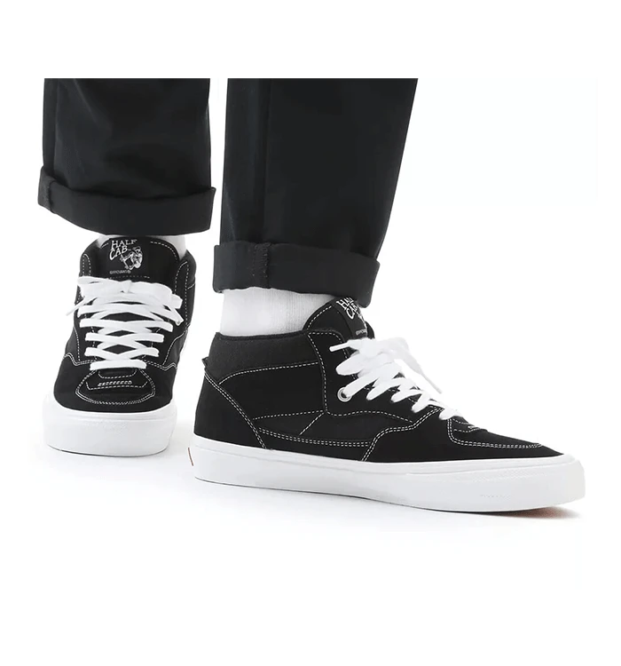 Vans Skate Half Cab Shoe | Black/White(Vanshalfcabproblackblackwhite) Vans Skate Half Cab Shoe | Black/White(Vanshalfcabproblackblackwhite) -Twelve Board Store vans half cab skate shoe black white 1