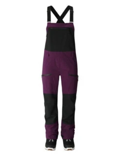 Jones Women's Mtn Surf Bib Pant 2025 | Deep Purple(Jones Womens Mtn Surf Bib Pant 2025 Deep Purple)