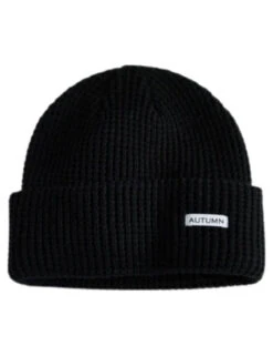Autumn Headwear Waffle Beanie | Black(Autumn Headwear Waffle Beanie Black)