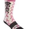 ThirtyTwo W's B4BC Merino Sock 2025 | Pink/White(Thirtytwo Ws B4bc Merino Sock 2025 Pinkwhite) -Twelve Board Store womens b4bc merino sock oink white 1 done