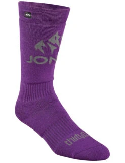 ThirtyTwo W's Jones Merino ASI Snowboard Sock 2025 | Deep Purple(Thirtytwo Ws Jones Merino Asi Snowboard Sock 2025 Deep Purple)